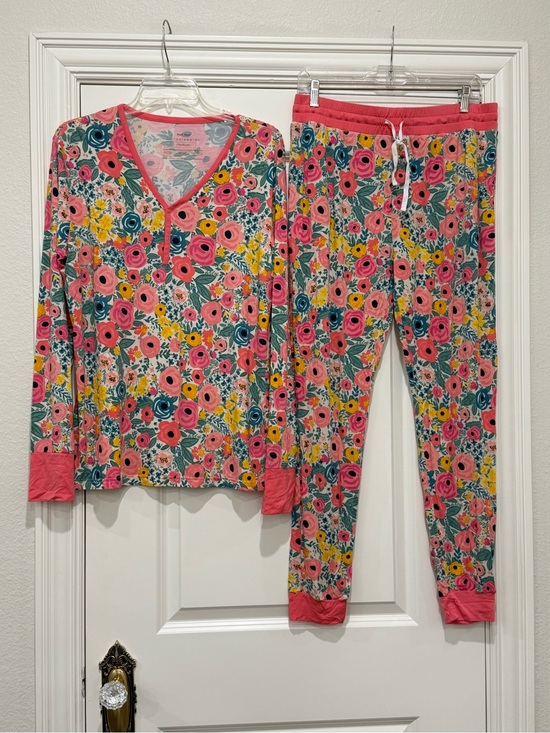 Little Sleepies Other - Ladies Little Sleepies Floral Pajama Set Long Sleeve/Pants Medium